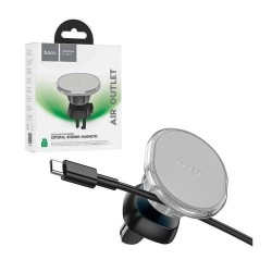 Hoco Car Phone Holder H1 Crystal Air outlet Magnetic Mount Space Gray Hoco Car Phone Holder H1 Crystal Air outlet Magnetic Mount Space Gray